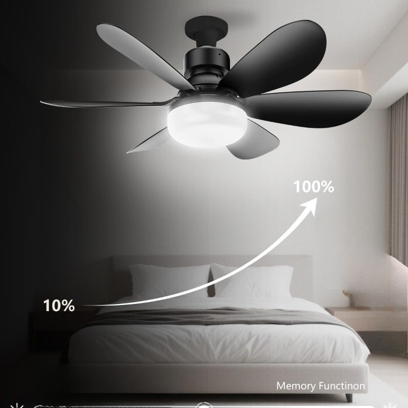 Smart Ceiling Fan With Light Remote - Lampa sufitowa z wentylatorem 30W E27