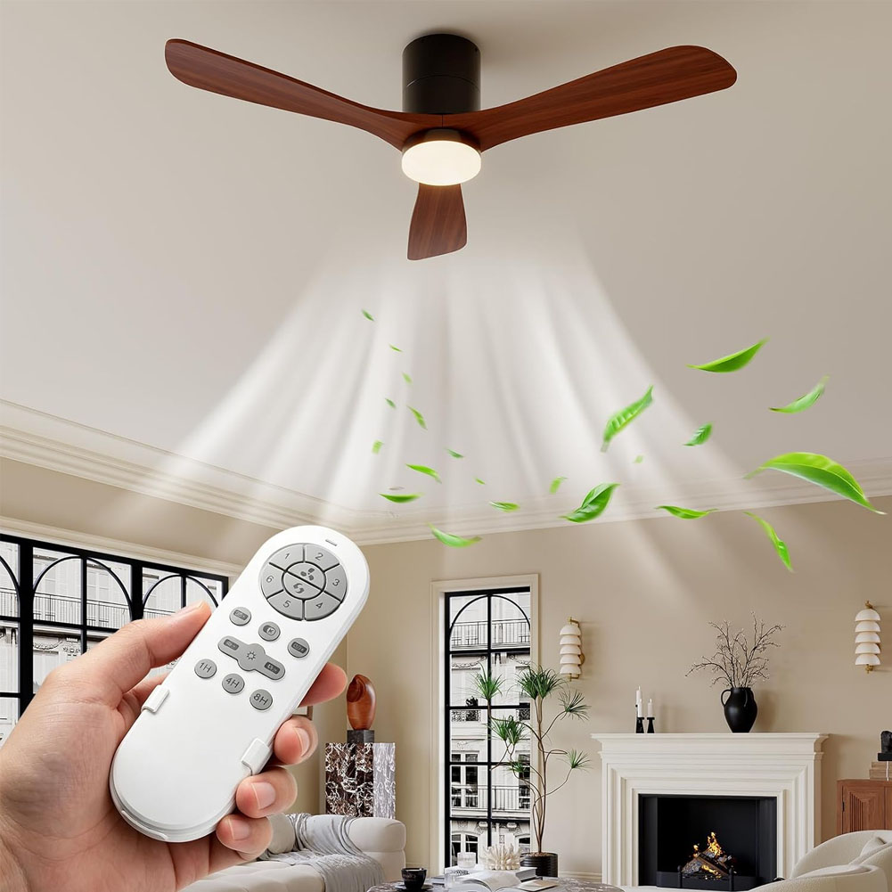 Ceiling Fan Dc Motor 52 Inch - Wentylatory sufitowe 52 cale ze światłami
