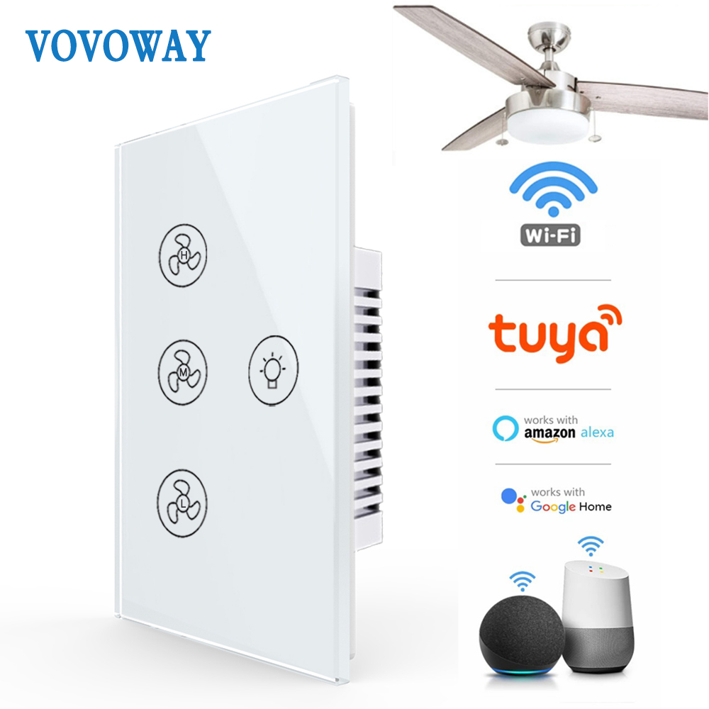 Smart Ceiling Fan Alexa Wifi - Inteligentny włącznik światła wentylatora Wi-Fi, włącznik