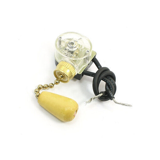 Ceiling Fan Pull Chain Switch - Przełącznik łańcuszkowy do wentylatora sufitowego, chwilowy,