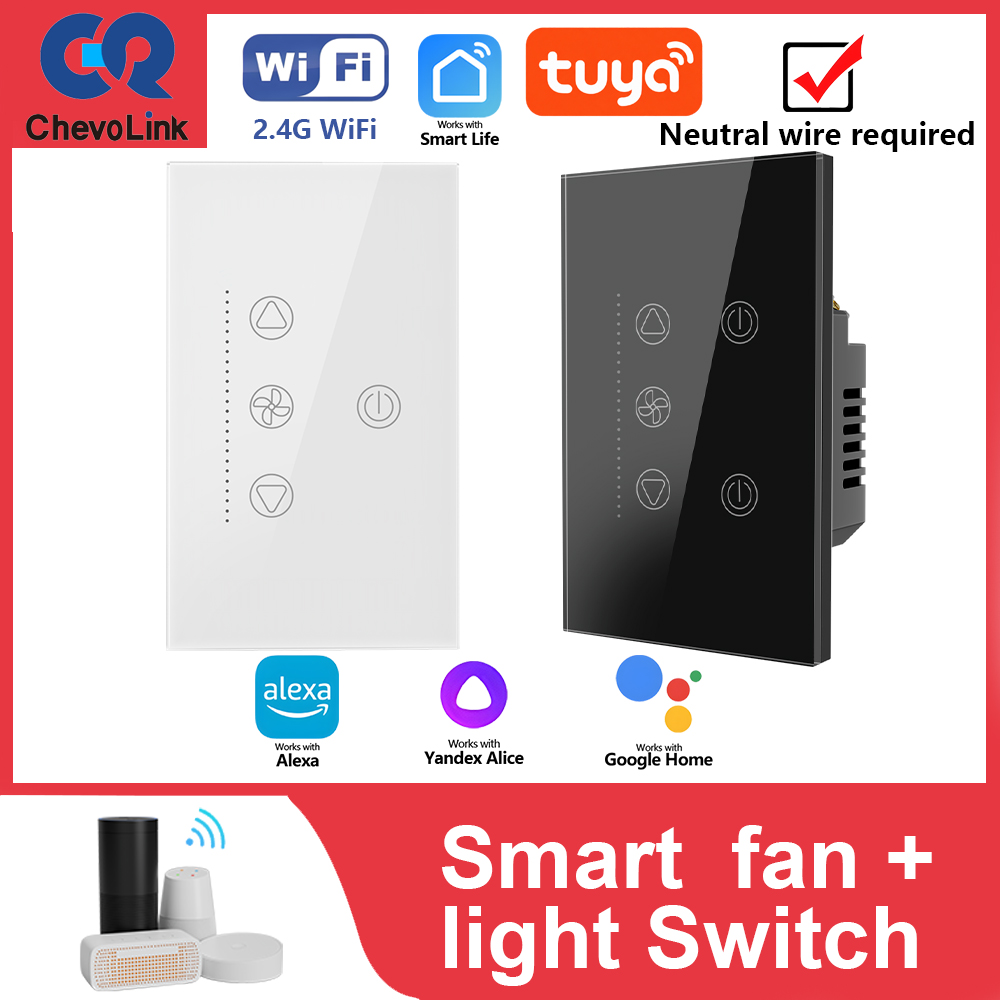 Smart Ceiling Fan Alexa Wifi - Inteligentny wentylator z funkcją oświetlenia i