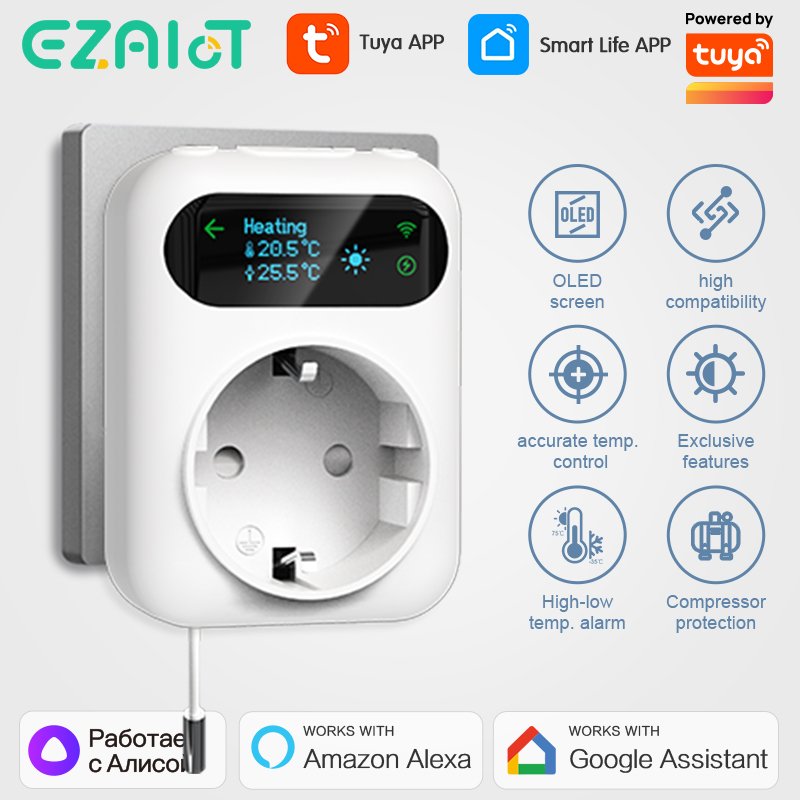 Smart Ceiling Fan Alexa Wifi - Inteligentne gniazdo WiFi termostat wentylator kotła