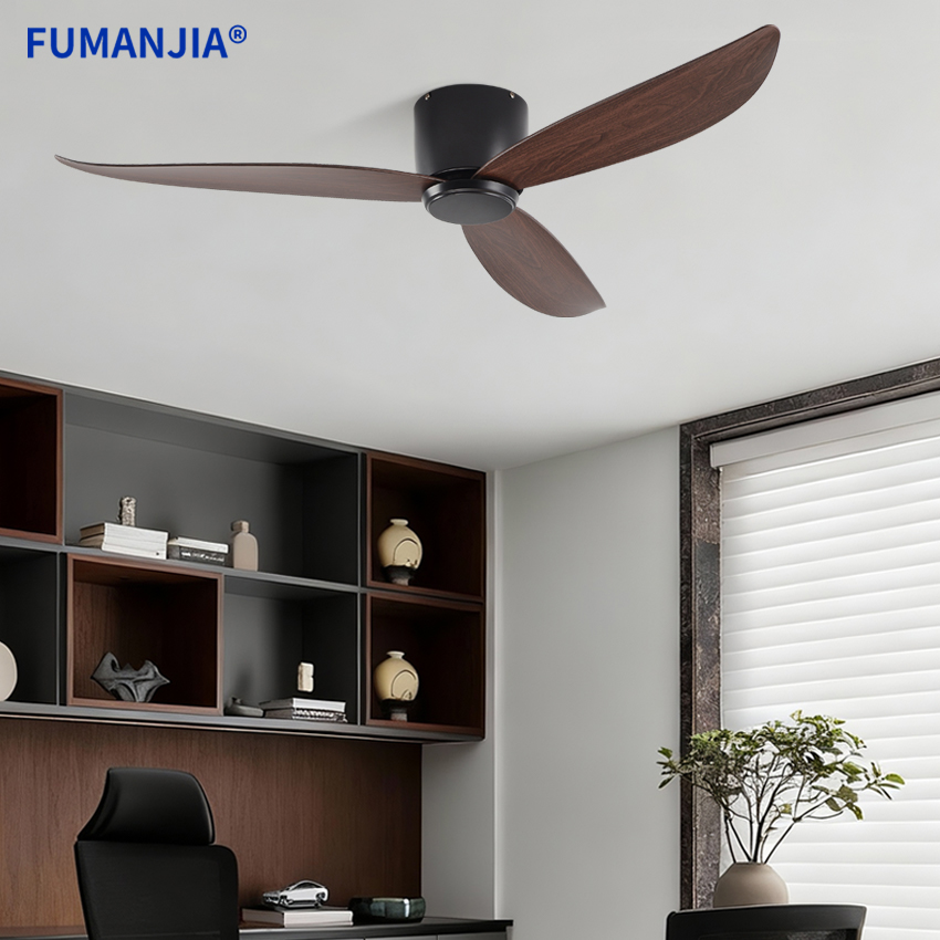 Ceiling Fan With Remote Control Reversible - FUMANJIA 19CM Ultracienki Wentylator Sufitowy DC