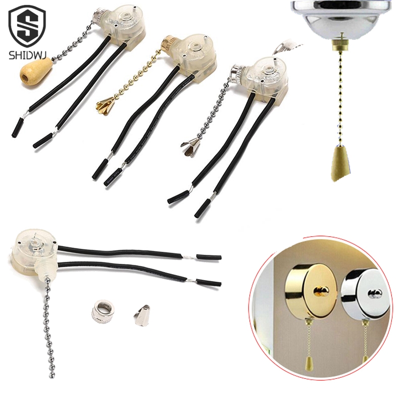 Ceiling Fan Pull Chain Switch - Uniwersalny włącznik ścienny do wentylatora sufitowego