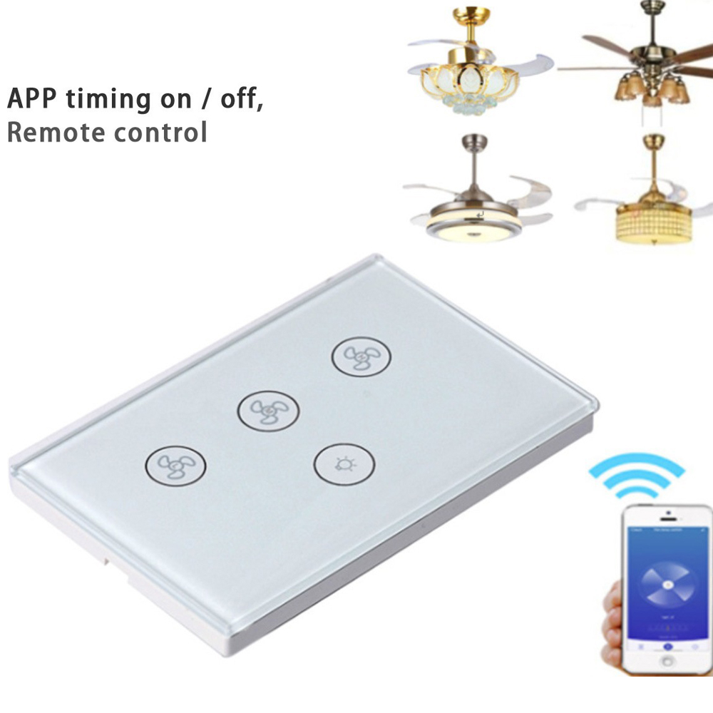 Smart Ceiling Fan Alexa Wifi - Inteligentny przełącznik wentylatora Tuya Wifi, przełącznik