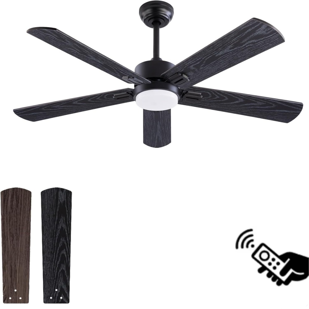 Ceiling Fan Dc Motor 52 Inch - Wentylator sufitowy 42/52 cali z oświetleniem
