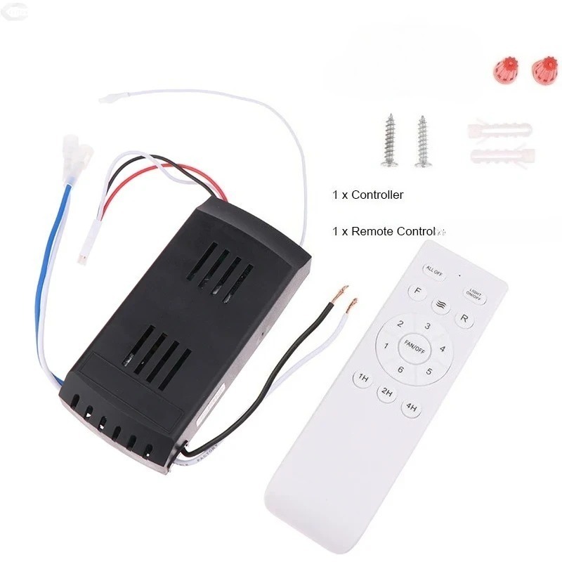 Ceiling Fan Light Kit Replacement - Uniwersalny 6-biegowy pilot zdalnego sterowania do