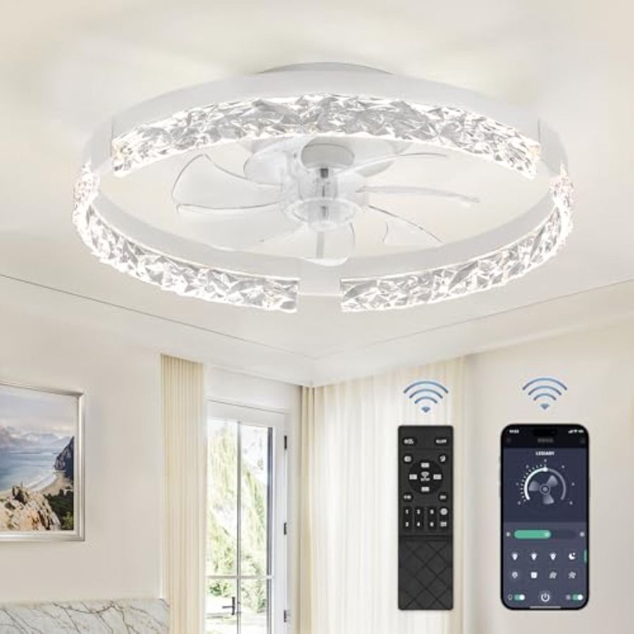 Niskoprofilowe wentylatory suf – Ceiling Fan Low Profile Flush Mount recenzja i cena
