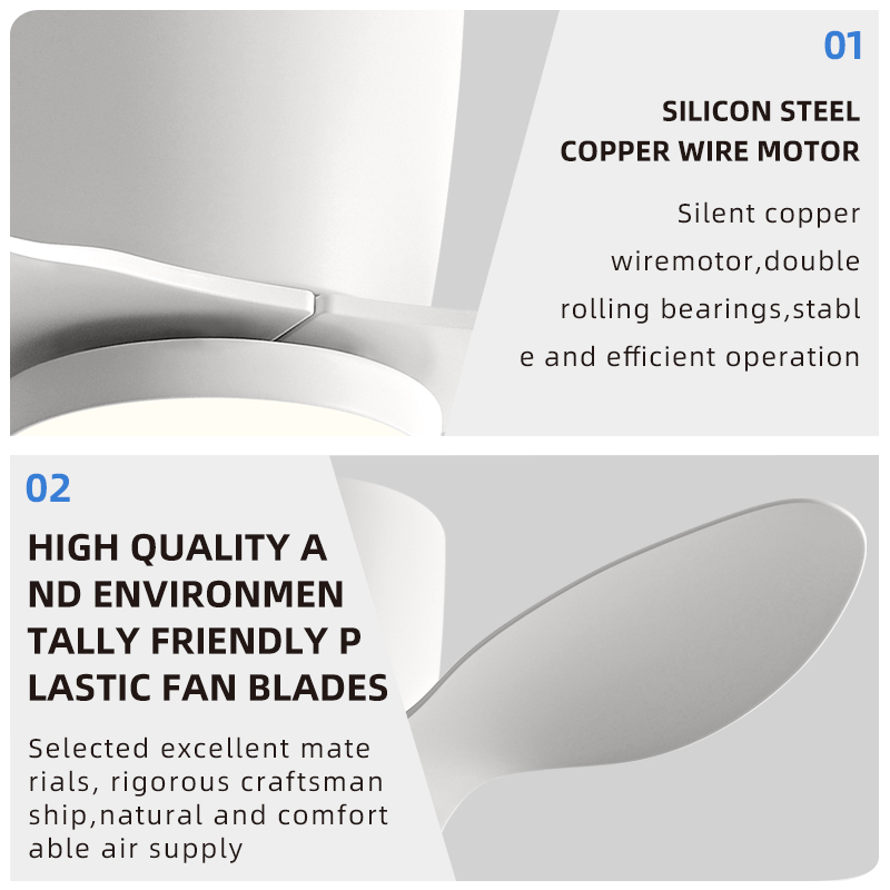QINIWAKE – niskoprofilowy went – Smart Ceiling Fan With Light Remote recenzja i cena