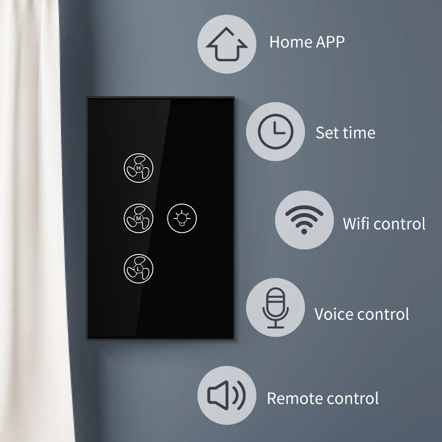 Wifi Smart Switch do wentylato – Smart Ceiling Fan Alexa Wifi recenzja i cena