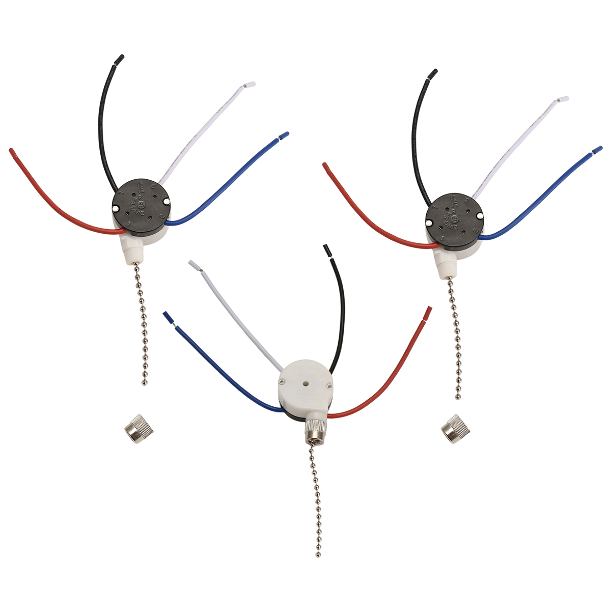 Ze-208s 3 szt. Ze-208S E89885  – Ceiling Fan Pull Chain Switch recenzja i cena