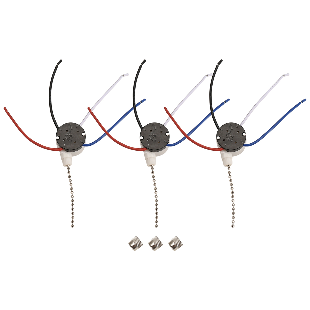 Ze-208s 3 szt. Ze-208S E89885  – Ceiling Fan Pull Chain Switch recenzja i cena