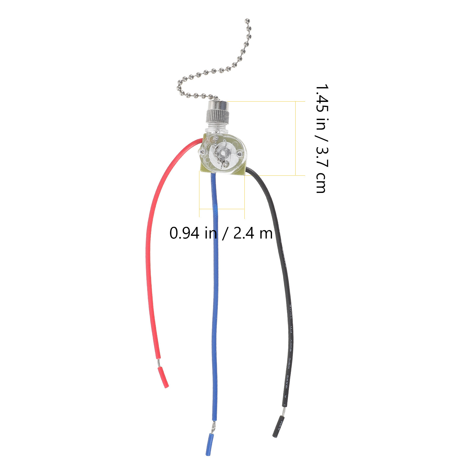 2 sztuki – łańcuszek do sterow – Ceiling Fan Pull Chain Switch recenzja i cena