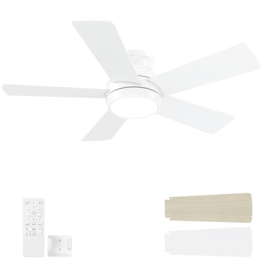 Wentylatory sufitowe z oświetl – Ceiling Fan Low Profile Flush Mount recenzja i cena