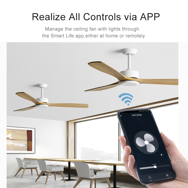 Zestaw inteligentnego wentylat – Smart Ceiling Fan Alexa Wifi recenzja i cena