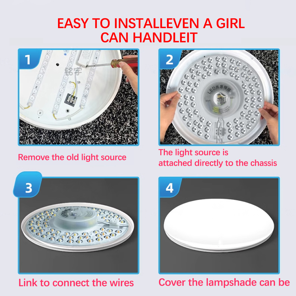 Panel LED światło sufitowe mod – Ceiling Fan Light Kit Replacement recenzja i cena