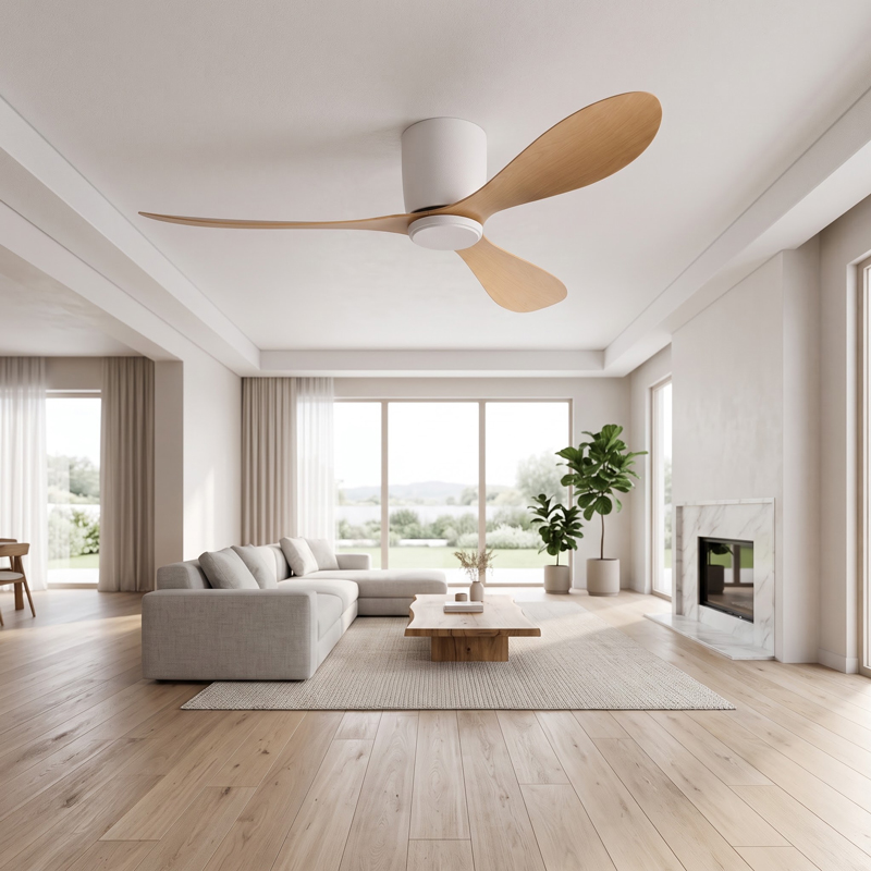 Wentylator sufitowy o niskiej  – Ceiling Fan Dc Motor 52 Inch recenzja i cena