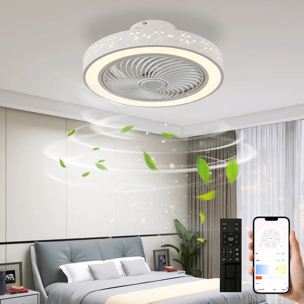 Inteligentny wentylator sufito – Smart Ceiling Fan With Light Remote recenzja i cena