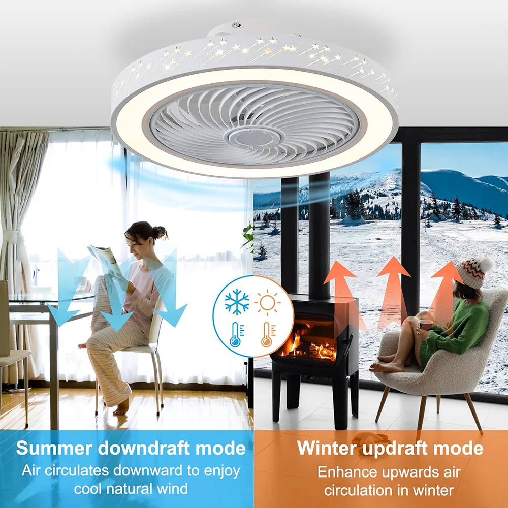 Inteligentny wentylator sufito – Smart Ceiling Fan With Light Remote recenzja i cena