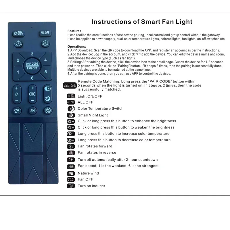 Inteligentny wentylator sufito – Smart Ceiling Fan With Light Remote recenzja i cena