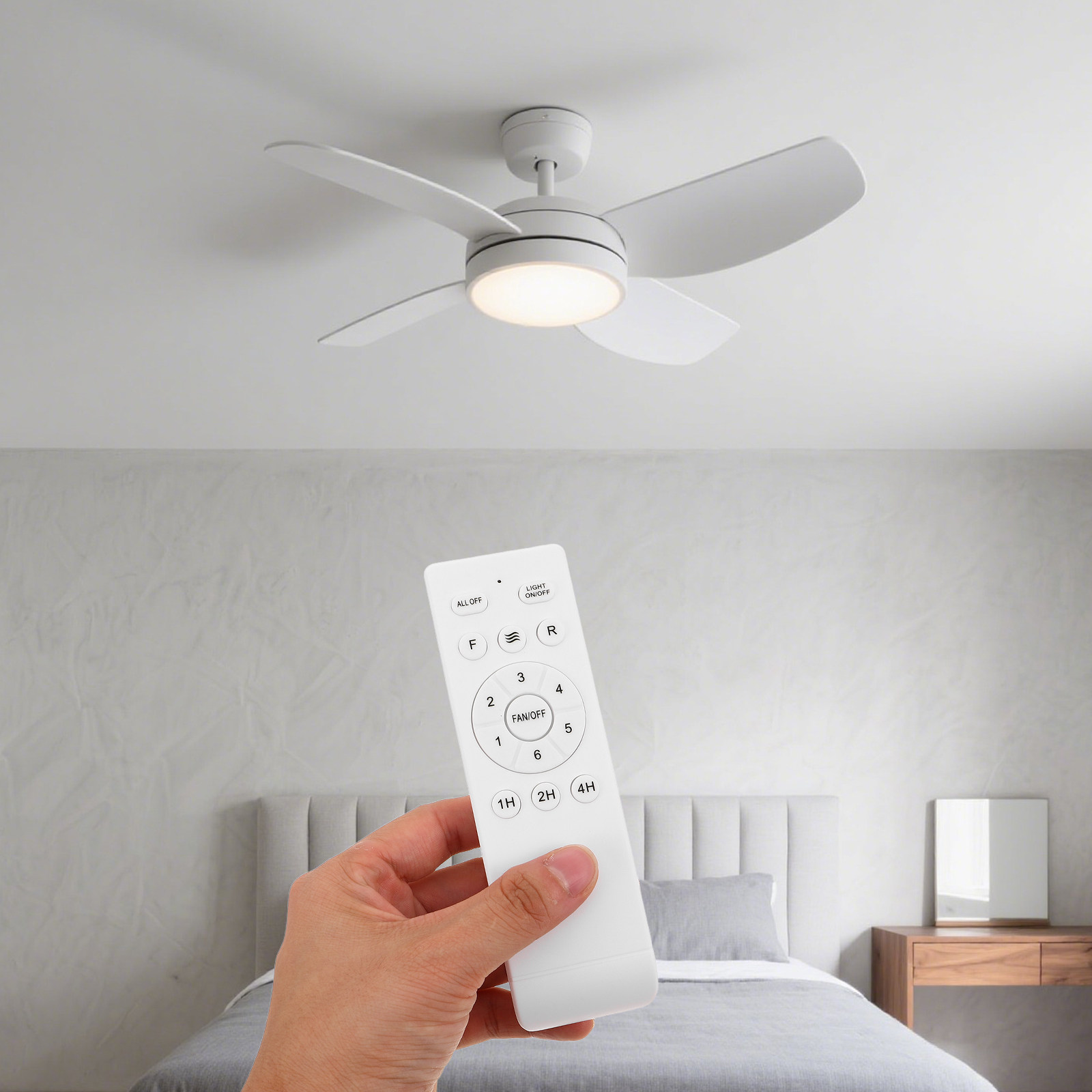 Uniwersalny pilot do wentylato – Ceiling Fan With Remote Control Reversible recenzja i cena